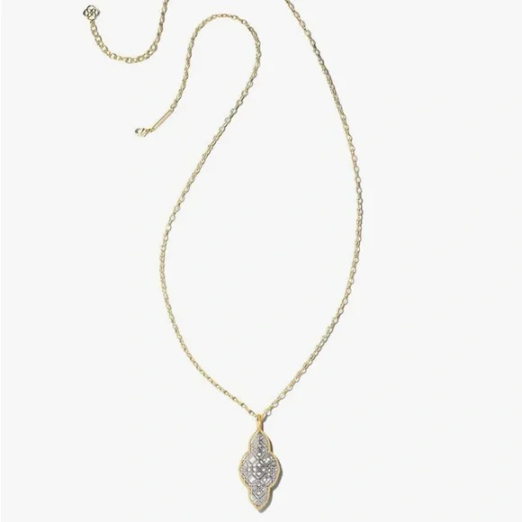Kendra Scott Abbie long pendant NWT - Picture 7 of 13